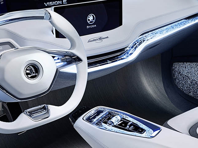 Interni Å koda Vision E